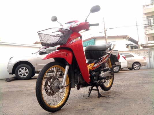 ขออนุญาติขาย HONDA WAVE125R U-Box สีแดงดำ ล้อทอง