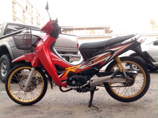 ขออนุญาติขาย HONDA WAVE125R U-Box สีแดงดำ ล้อทอง