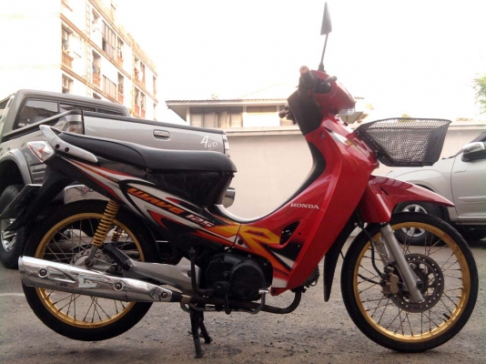 ขออนุญาติขาย HONDA WAVE125R U-Box สีแดงดำ ล้อทอง