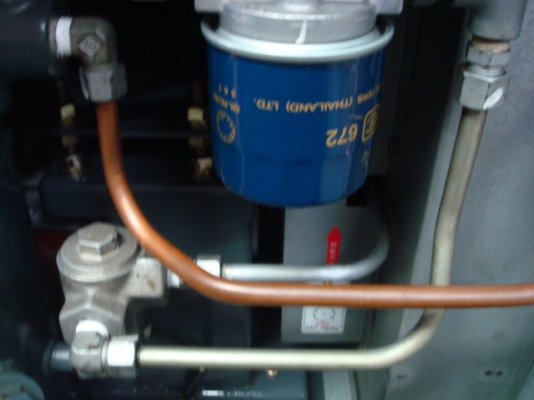 AIRMAN SAS4SD ปั๊มลมสกรู 5แรงมี AIR DRYER ในตัว