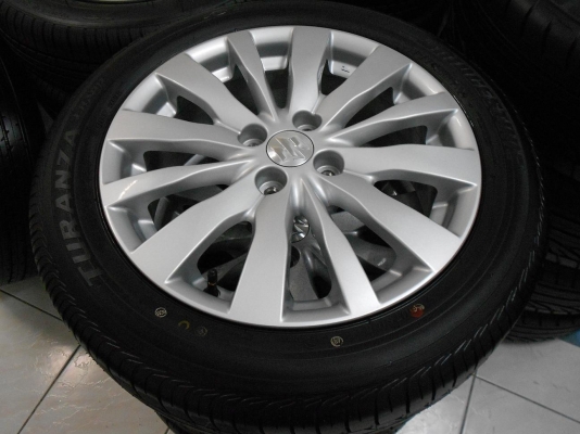 ขายล้อแม็ก suzuki swift ตัวท็อป ขอบ16 พร้อมยางป้ายแดง
