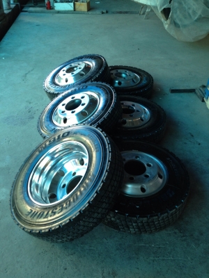 ขายล้อแม็กรถบรรทุกจากญี่ปุ่น สภาพใหม่พร้อมยาง