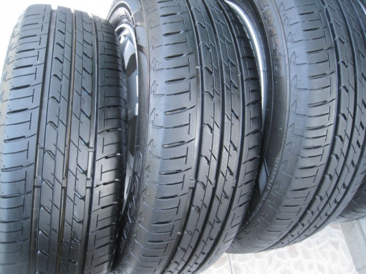 ขายล้อแม็กเดิม Mitsubishi mirage 14"x4.5" 4รู 100 et46 + ยางปี12(081-3747940)