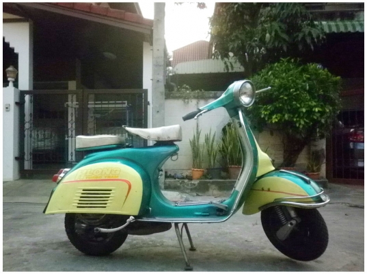 --------- Vespa Sprint เครื่องดี สีหวาน รูปเพียบ!! ------------