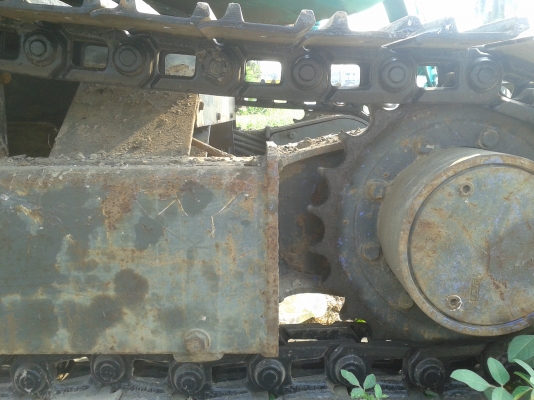 ขายรถขุดเก่านอกเดิมๆ KOMATSU PC20-7E รถสวยสภาพดี แทรกเหล็กใหม่