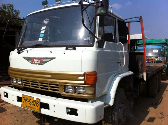 ขายรถบรรทุก 10 ล้อ 2 เพลา กระบะพื้นเรียบ HINO 227