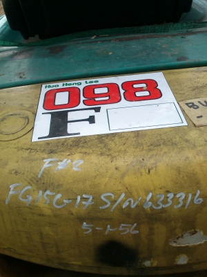 FORKLIFT KOMATSU FG15C-17