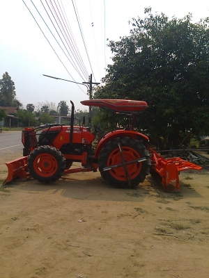 คูโบต้าM-6040SU 4X4 180ชั่วโมง ใบดันดินหน้า โรตารี่ 2.20เมตร