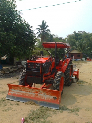 คูโบต้าM-6040SU 4X4 180ชั่วโมง ใบดันดินหน้า โรตารี่ 2.20เมตร