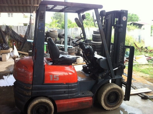 ขาย ฟอล์คลิฟท์ 1.5 ตัน  TOYOTA 6FD15 เครื่องยนต์ดีเซล