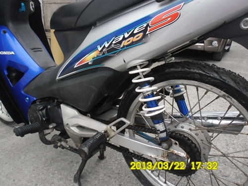 wave100sปี48รถบ้านเครื่องดีสีสวยเอกสารครบโอนใด้