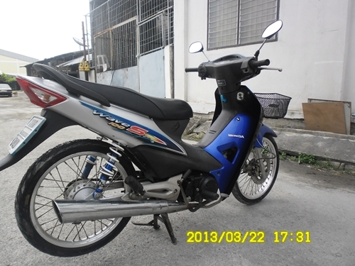 wave100sปี48รถบ้านเครื่องดีสีสวยเอกสารครบโอนใด้