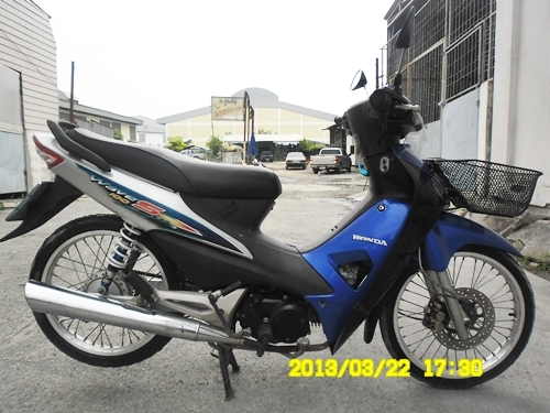 wave100sปี48รถบ้านเครื่องดีสีสวยเอกสารครบโอนใด้