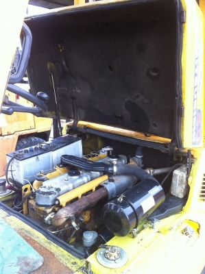 ขาย ฟอล์คลิฟท์ 4 ตัน  MITSUBISHI  เสา 4.5 เมตร ฮิ้งฟอล์ค