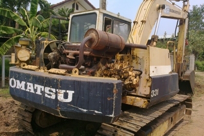 ขายด่วน แบคโฮ pc120-3 เครื่อง 6BG1 เครื่องดี