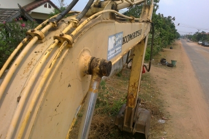 ขายด่วน แบคโฮ pc120-3 เครื่อง 6BG1 เครื่องดี