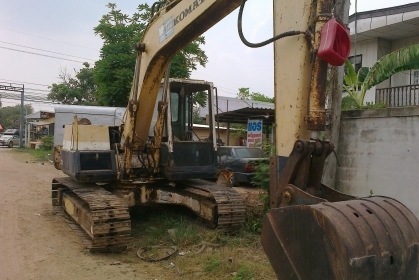 ขายด่วน แบคโฮ pc120-3 เครื่อง 6BG1 เครื่องดี