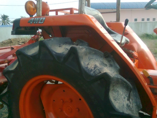ขายรถไถคูโบต้า L 3408 พร้อมใบมีดดันหน้า โรตารี่ ผาน5