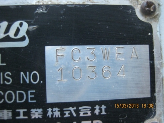 ขายรถบรรทุกหกดั้มฮีโน่ FC3H เครื่อง HO7D -195 แรงม้า