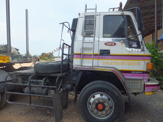 10ล้อหัวลากISUZU ROCK 240 พร้อมหางพื้นเรียบ2คาน10.50ม