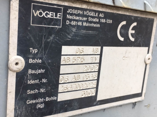 รถปูยาง 8 เมตร Vogele S1903 ปี2002 สต็อกนำเข้าจากญี่ปุ่น โทร. 080-6565422 (หนิง)