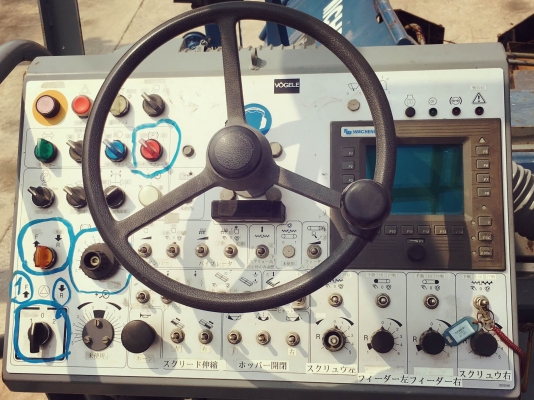 รถปูยาง 8 เมตร Vogele S1903 ปี2002 สต็อกนำเข้าจากญี่ปุ่น โทร. 080-6565422 (หนิง)