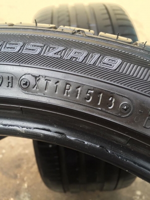 ขายยาง FALKEN AZENIS FK453 275-35-19 ปี13 ดอกเต็ม ไม่กินข้าง คู่ละ 4,500 บาท