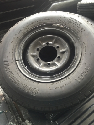 ล้อพร้อมยางบรรทุกรถIsuzu nlr130สภาพป้ายแดง