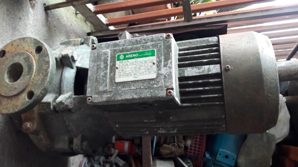 ขาย !! ปั้มน้ำหอยโข่งARENOขนาด5.5แรง380v.สภาพเดิม พร้อมใช้งาน