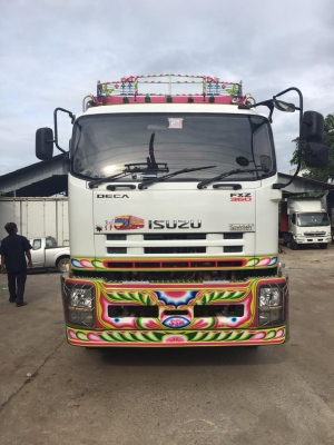 ขาย isuzu deca fxz360แม่ลูก ดั้มอู่สมศักดิ์ SSK ปี 2556 กันยายน วิ่ง 140,000 บรรทุกได้28.140 ตันตามท