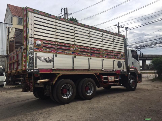 ขาย isuzu deca fxz360แม่ลูก ดั้มอู่สมศักดิ์ SSK ปี 2556 กันยายน วิ่ง 140,000 บรรทุกได้28.140 ตันตามท