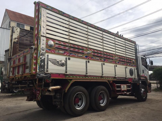 ขาย isuzu deca fxz360แม่ลูก ดั้มอู่สมศักดิ์ SSK ปี 2556 กันยายน วิ่ง 140,000 บรรทุกได้28.140 ตันตามท