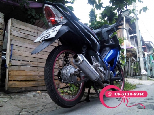 WAVE100 X ปี 51 รถเดิมเครื่องดีประหยัดน้ำมัน เอกสารครบ รถอยู่เคหะร่มเกล้าลาดกระบัง