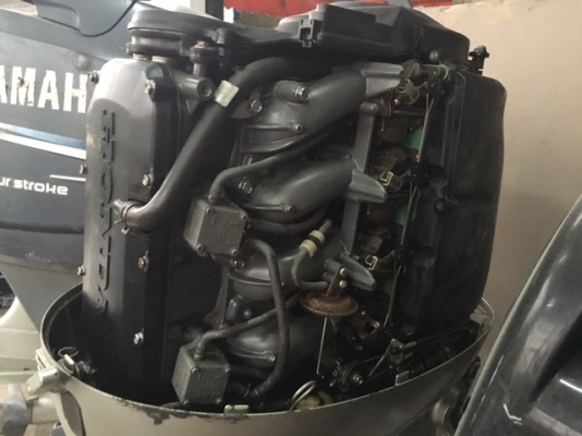 สำราญมารีน ขายเครื่องเรือ Honda 75hp