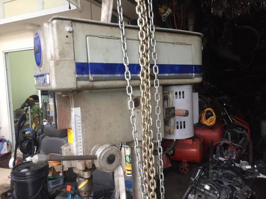 ขาย แท่นสว่าน Made In USA สภาพสวยมาก  Motor 0.75KW 1HP 1PH220V ขนาดความสูง2เมตร