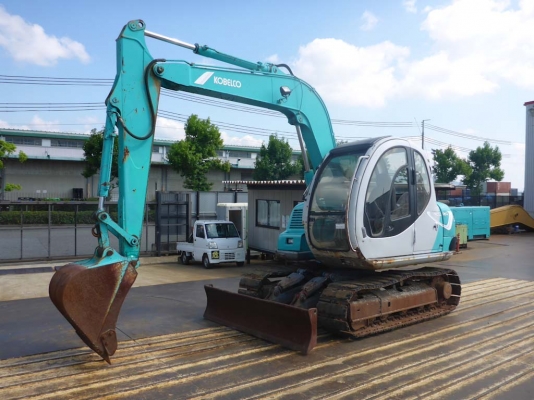Kobelco SK60-2 มาร์คไฟว์ อาร์มพิเศษ มีใบมีดดัน เก่าญี่ปุ่น