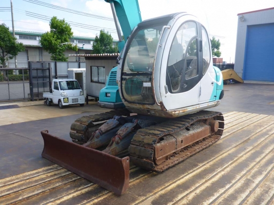 Kobelco SK60-2 มาร์คไฟว์ อาร์มพิเศษ มีใบมีดดัน เก่าญี่ปุ่น