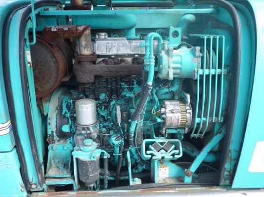 Kobelco SK60-2 มาร์คไฟว์ อาร์มพิเศษ มีใบมีดดัน เก่าญี่ปุ่น