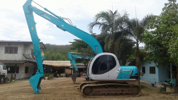 ขายรถแบคโฮ KOBELCO SK 120-LC BOOM ยาวแท้ 14 เมตร สภาพดีพร้อมใช้งาน
