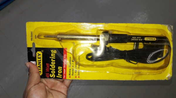 ขายหัวแร้งไฟฟ้าSTANLEY made in Usa.220V 40W งานเก่าเก็บ