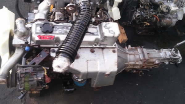 เครื่องยนตฺ์ นิสสัน td27 ฟรอนเทีร์ย พร้อมเกีร์ย เครื่องสวยเกีร์ยดี