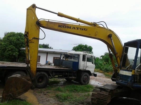 ขายรถแบ็คโฮ Komatsu pc 120-3 เครื่องเดิม ปั๊มเดิม แรงดี เอวแน่น ช่วงล่างเต็ม ไม่มีฝากระโปรง เอกสารซื้อขาย