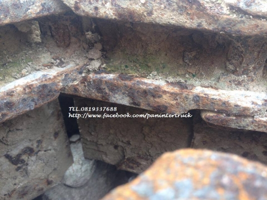 *สินค้าเก่านอก ขายตามสภาพ*เหล็กก๊อปยาง/โซ่พร้อมแผ่นแทรค KOMATSU PC40,PC45, PC50 ,PC55, (มี 37ข้อ)จำนวน1คู่ ราคาเพียง 35,500 บาท สนใจติดต่อ0819337688