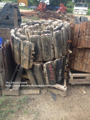 *สินค้าเก่านอก ขายตามสภาพ*เหล็กก๊อปยาง/โซ่พร้อมแผ่นแทรค KOMATSU PC40,PC45, PC50 ,PC55, (มี 37ข้อ)จำนวน1คู่ ราคาเพียง 35,500 บาท สนใจติดต่อ0819337688