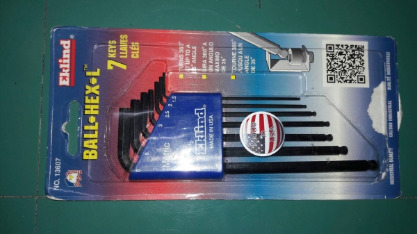 ขายหกเหลี่ยมEklind Made in USA.เบอร์มิล7ตัวชุดใหม่เก็บเก่า