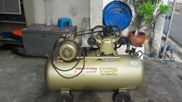 ปั้มลม180ลิตร มอเตอร์4แรงไฟ220