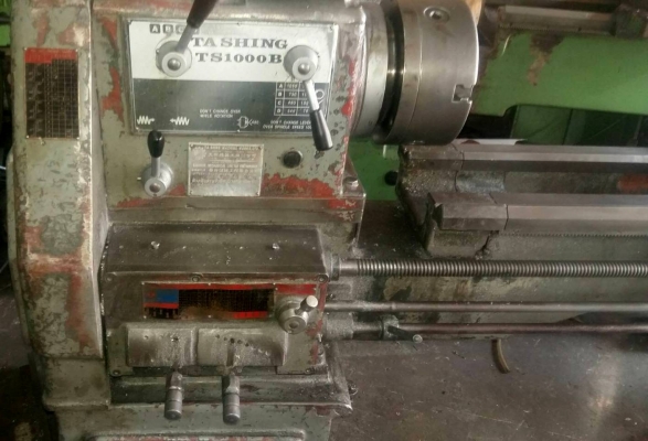 แท่นกลึง ต้าชิง 1000 บี 6 ฟุต 3 เพลา เกียร์บล็อก สภาพสวยๆ พร้อมใช้งาน ด่วนๆๆ 87,000
