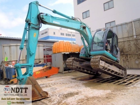ขายรถขุด KOBELCO SK135SR-1ES มีไลน์กระแท็ก นำเข้าญี่ปุ่น BY NDTT 061-4194021 ไปป์ครับ