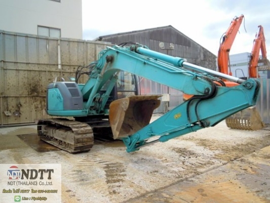 ขายรถขุด KOBELCO SK135SR-1ES มีไลน์กระแท็ก นำเข้าญี่ปุ่น BY NDTT 061-4194021 ไปป์ครับ