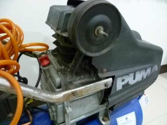 เครื่องปั้มลม PUMA รุ่น XM-2525 ถัง 25 ลิตร 3 HP สภาพดี มีสายลม พร้อมใช้งาน